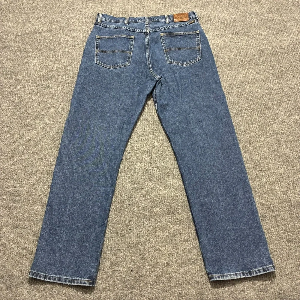 Genuine‎ Wrangler Mens Jeans Size 36x32 Blue Denim Regular Fit Cotton Vintage